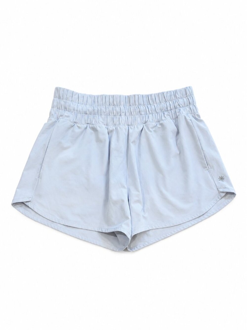 Athleta Girl Size 16 Light Lilac Athletic Shorts Lined Side Pockets Activewear
